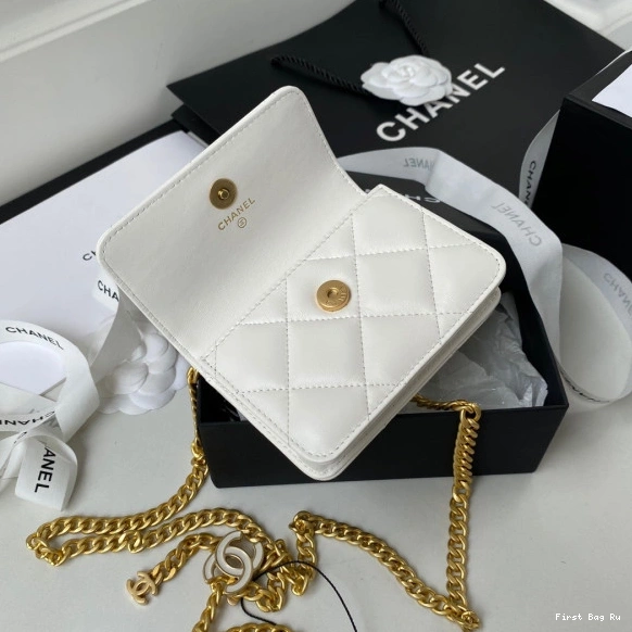 First Bag Ru CHANEL WITH CHANELUTCH CHAIN 0729